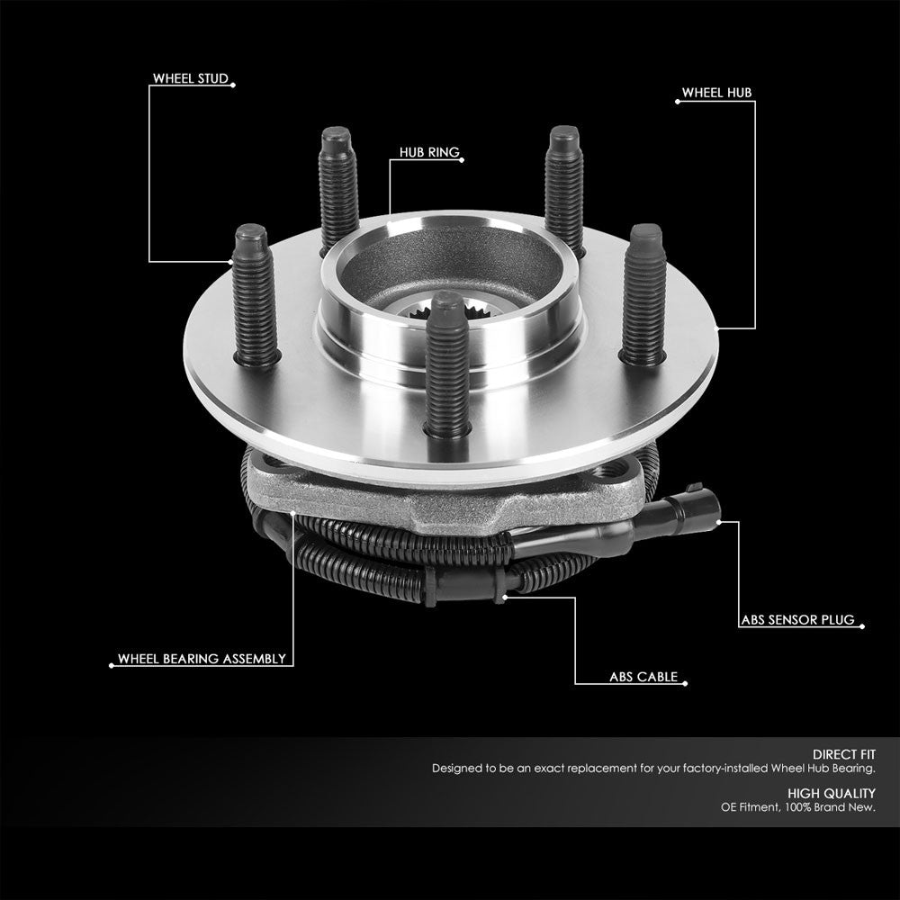 Front Left+Right Bolt in Wheel Bearing Hub Assembly For 00-03 Ford F-150