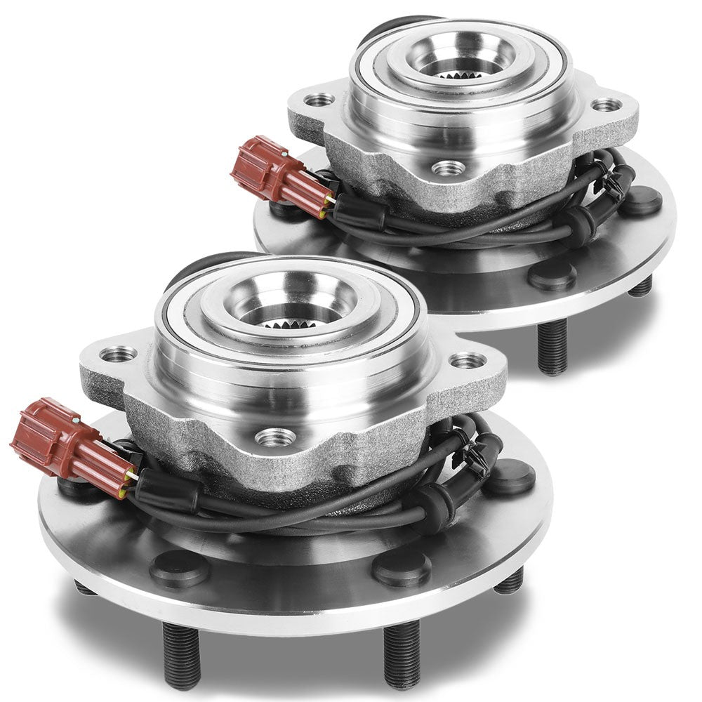 Front Left+Right Bolt in Wheel Bearing Hub Assembly For 04-10 Infiniti QX56
