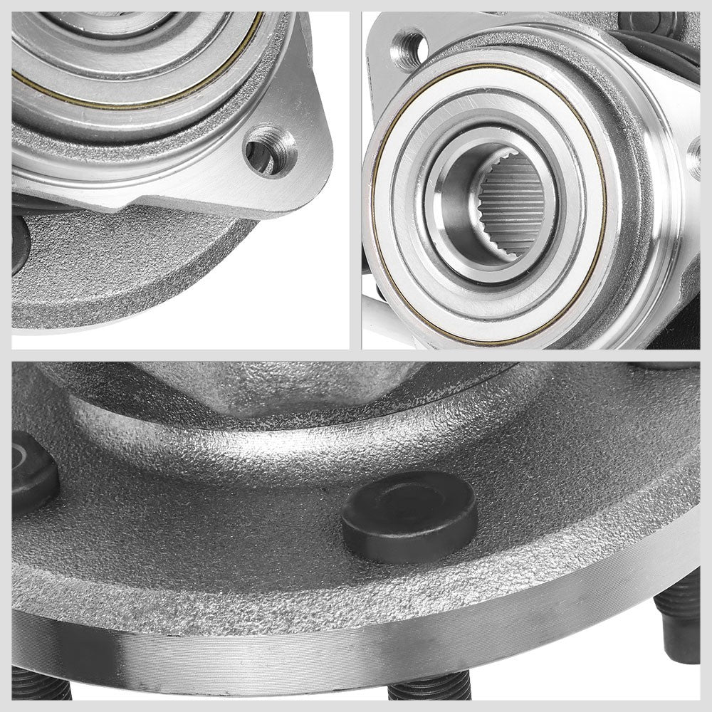 Front Steel Bolt in Wheel Bearing Hub Assembly For 01-05 Explorer Sport Trac