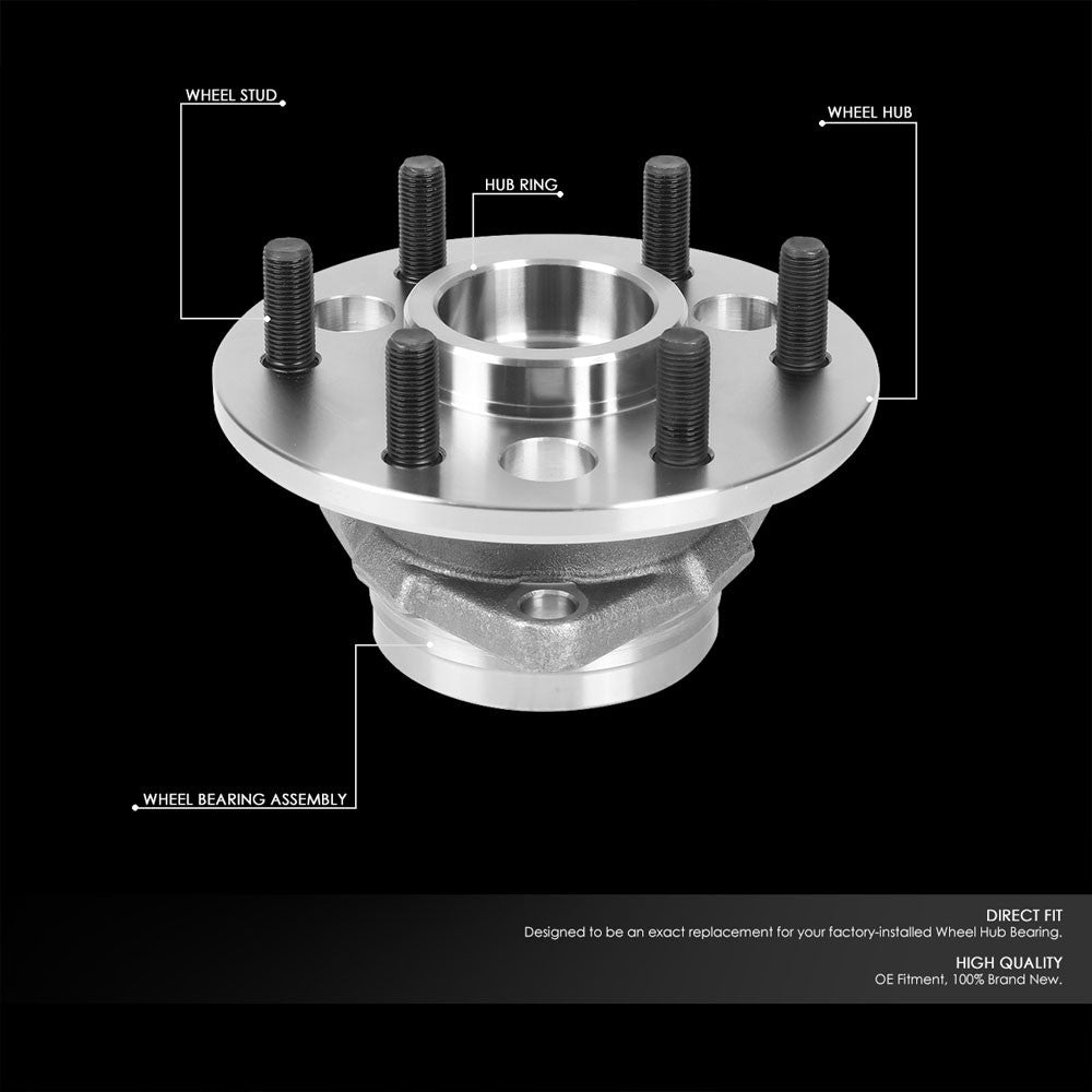 Front Steel Bolt in Wheel Bearing Hub Assembly For 92-94 GMC K1500 Suburban