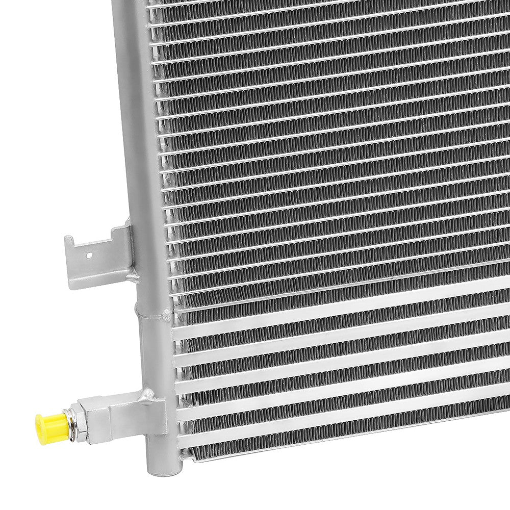 Metallic Natural AC Condenser For 15-20 Escalade Suburban Tahoe Yukon 5.3L 6.0L 6.2L V8