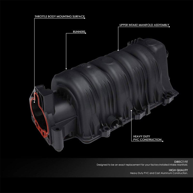 Black OE Intake Manifold works with 95-05 Buick LeSabre/98-05 Chevrolet Impala-Performance-BuildFastCar