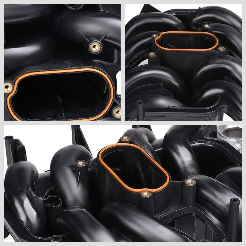 Black OE Intake Manifold works with 03-15 Ford E-Series/00-05 Ford F-Series-Performance-BuildFastCar