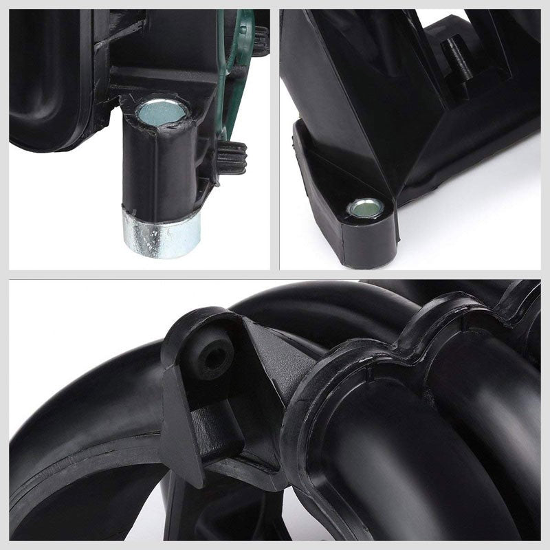 Black OE Intake Manifold works with 03-12 Ford Fiesta 1.6L/01-07 Ford Ka 1.6L-Performance-BuildFastCar