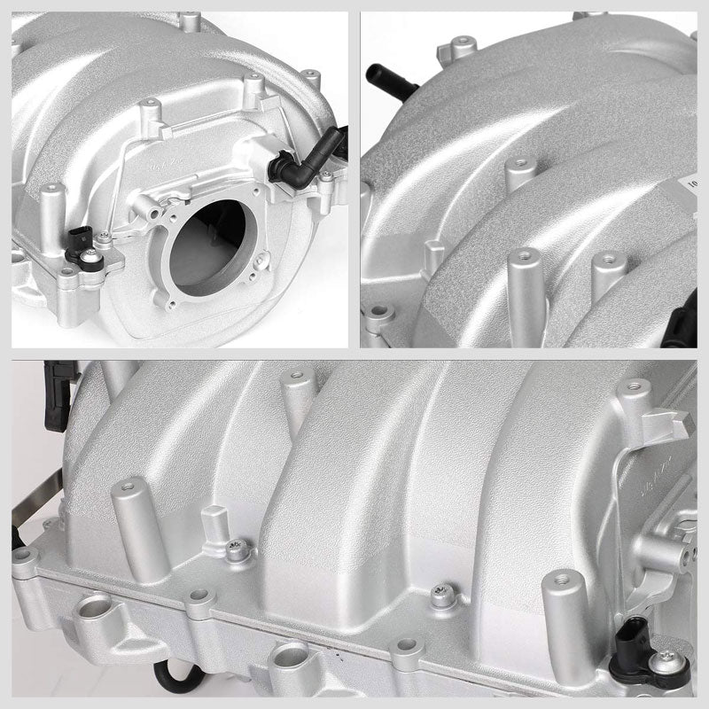 Aluminum Silver OE Intake Manifold For 06-09 Mercedes-Benz 08-12 C300 W204 3.0L-Air Intake Systems-BuildFastCar-BFC-ITKM-MERB08W204-SL