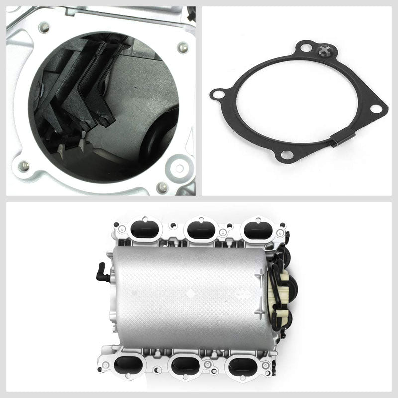 Aluminum Silver OE Intake Manifold For 06-09 Mercedes-Benz 08-12 C300 W204 3.0L-Air Intake Systems-BuildFastCar-BFC-ITKM-MERB08W204-SL