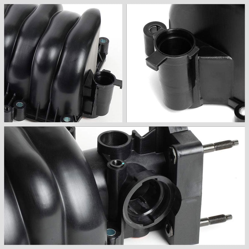 ABS Plastic Black OE Intake Manifold For 93-95 Chevrolet Lumina APV 3.8L V6-Air Intake Systems-BuildFastCar-BFC-ITKM-CHEV93LUMI-BK