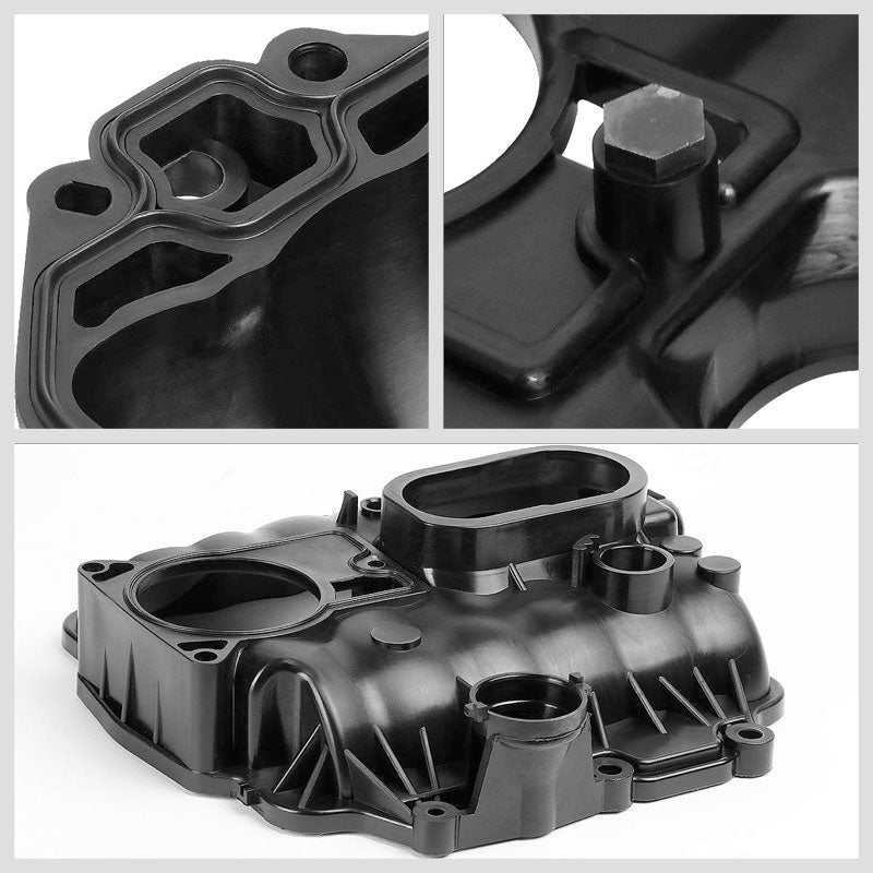 ABS Plastic Black OE Engine Intake Manifold For 96-98 Chevrolet C1500 4.3L V6-Air Intake Systems-BuildFastCar-BFC-ITKM-CHEV96C1500-BK