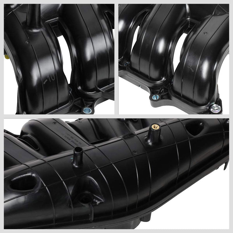 ABS Plastic Black OE Intake Manifold For 08-09 Chevrolet Trailblazer 4.2L DOHC-Air Intake Systems-BuildFastCar-BFC-ITKM-CHEV09TRABLZ-BK