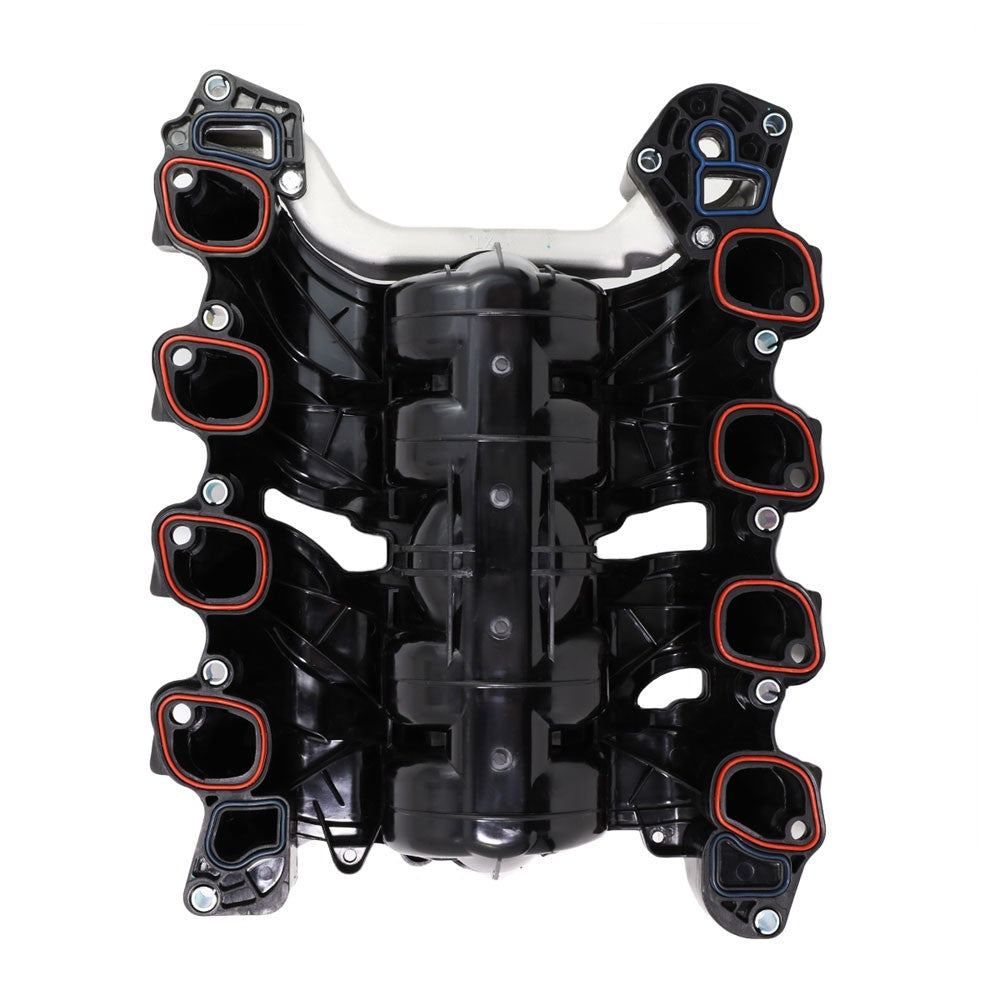 Black ABS Plastic OE Intake Manifold For 09-14 Ford E-150/E-250 4.6L V8 SOHC