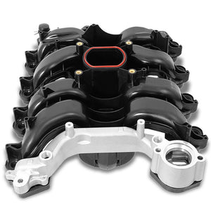 Intake Manifold (Black, ABS Plastic, OE) Works With 96-00 Ford Crown Victoria 4.6L V8 SOHC