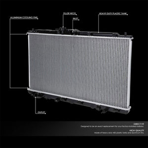 Lightweight OE Style Aluminum Core Radiator For 01-03 Acura CL 3.2L AT/MT-Performance-BuildFastCar