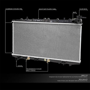 High Flow OE Style Aluminum Core Radiator For 02-06 Nissan Sentra 2.5L AT-Performance-BuildFastCar