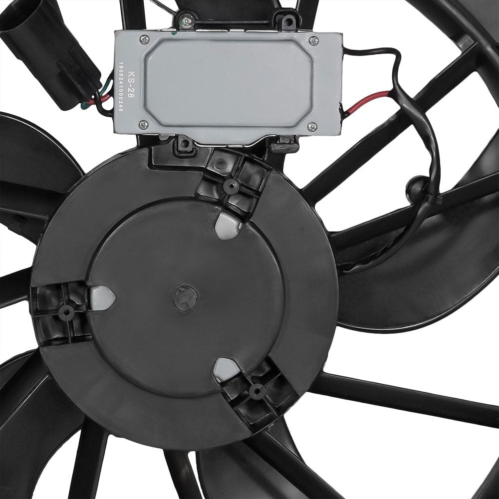 BFC Radiator Fan Assembly Replacement For 10-12 Ford Fusion 2.5L 3.0L