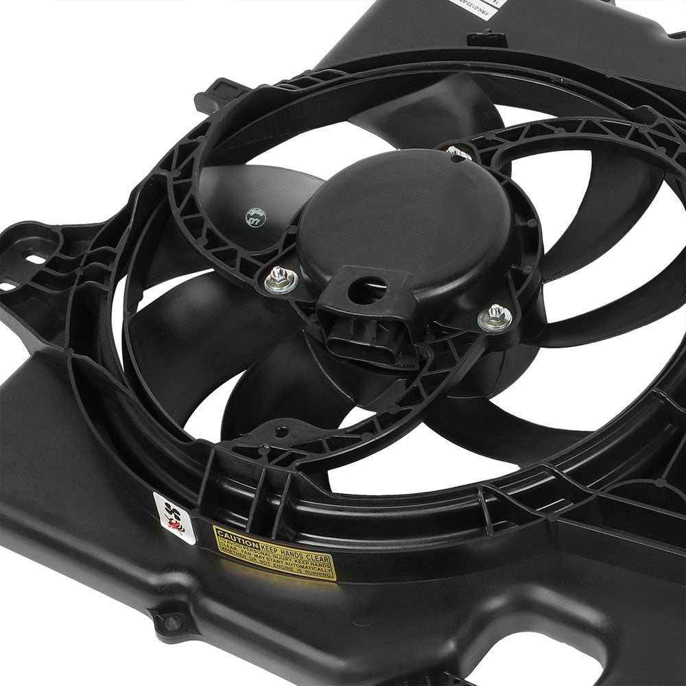 Turitrade Radiator Cooling Fan Assembly For 2008-2012 Ford Escape & 2008-2011 Mercury Mariner (Dual Fan, Direct Fit)