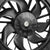 BFC Radiator Fan Assembly For 07-12 Malibu 2.2L 2.4L 3.5L 3.6L 3.9L