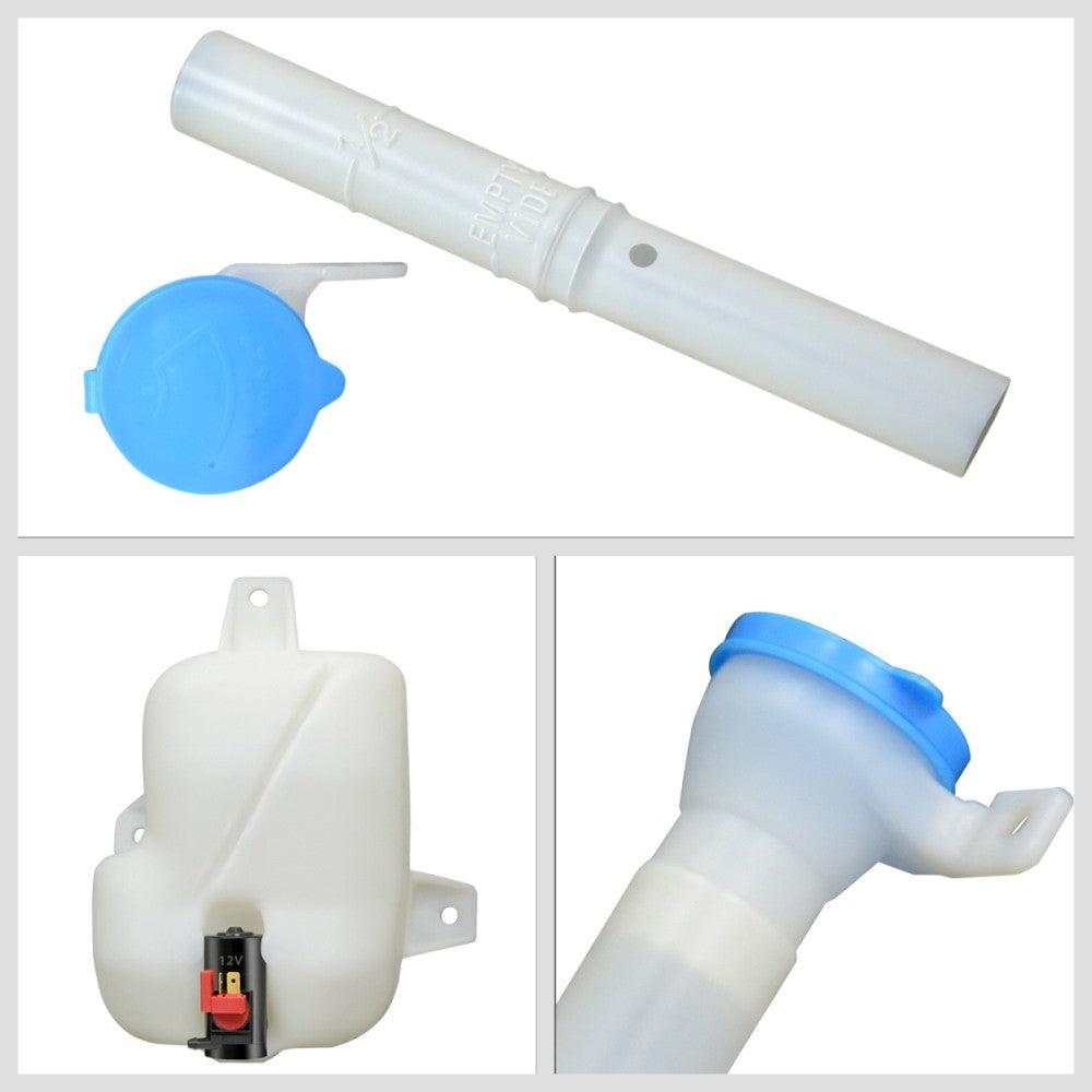 Windshield Washer Reservoir Tank Pump+Cap+Filler Tube 90-93 Accord BFC-WTANK-HON1288105