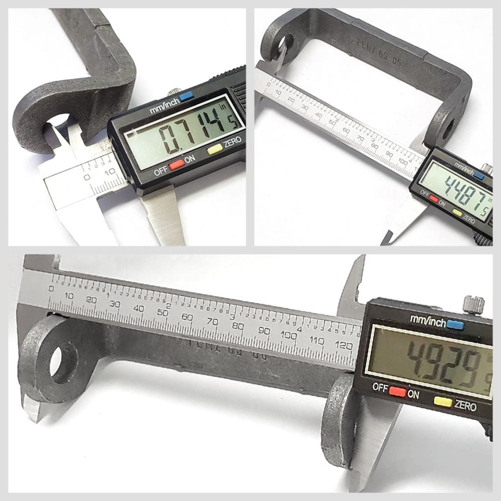 2x 4.25" Truck Trailer Weld-On Hinge Butt PEN6505 BFC-PEN65-05-X2