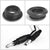 2X Peterson Amber Side Marker Light+Gray Side Surface Mount For Curved Surfaces-Trailer Light Parts-BuildFastCar-BFC-TTP-MSC-SMLC-0002-X2