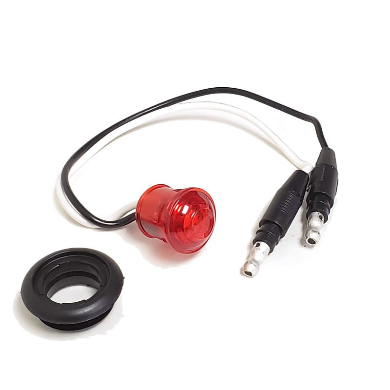 Universal Red Plastic Hard Wired Peterson 176KR LED Clearance/Side Marker Light-Trailer Light Parts-BuildFastCar-BFC-TTP-SML-PET-176KR-RD