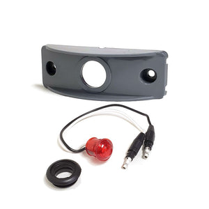 Peterson 176KR Red Side Marker Light+Gray Side Surface Mount For Flat Surfaces-Trailer Light Parts-BuildFastCar-BFC-TTP-MSC-SMLC-0003