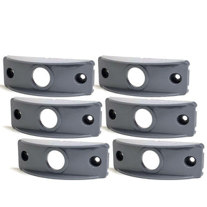6 Pcs Peterson B176-10 Gray Polymer Side Marker Surface Mount For Flat Surfaces-Trailer Light Parts-BuildFastCar-BFC-TTP-SMSM-PET-176-10-X6