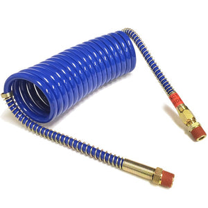 Phillips 11-718 Nylon Blue 15" Long Service Steel Spring Coiled Air For Trailer-Trailer Brake Parts-BuildFastCar-BFC-TTP-COAI-PHIL-11-718