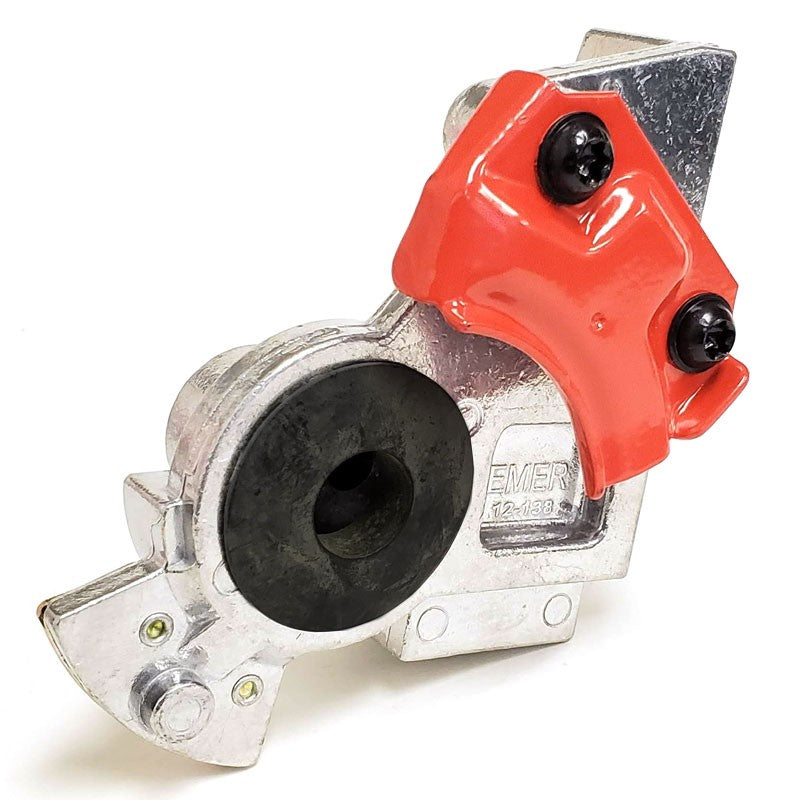Phillips 12-138 Red Emergency 38 Degree Angle Mount Gladhand For Tractor/Trailer-Trailer Brake Parts-BuildFastCar-BFC-TTP-GLHD-PHIL-12-138