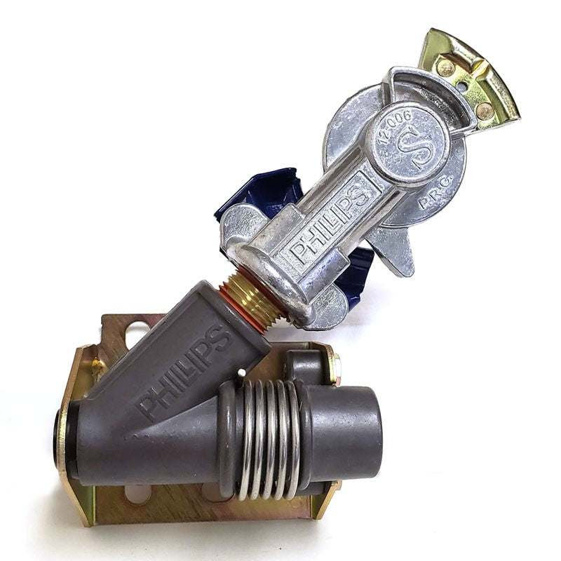 Phillips 12-4506 Blue Service Angle Mount Swinger Gladhand For Tractor/Trailer-Trailer Brake Parts-BuildFastCar-BFC-TTP-GLHD-PHIL-12-4506