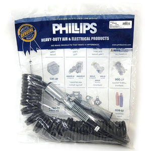 Phillips 23-2626 Dual Pole 15' 100AMP Coiled Liftgate Charging Cable Assembly