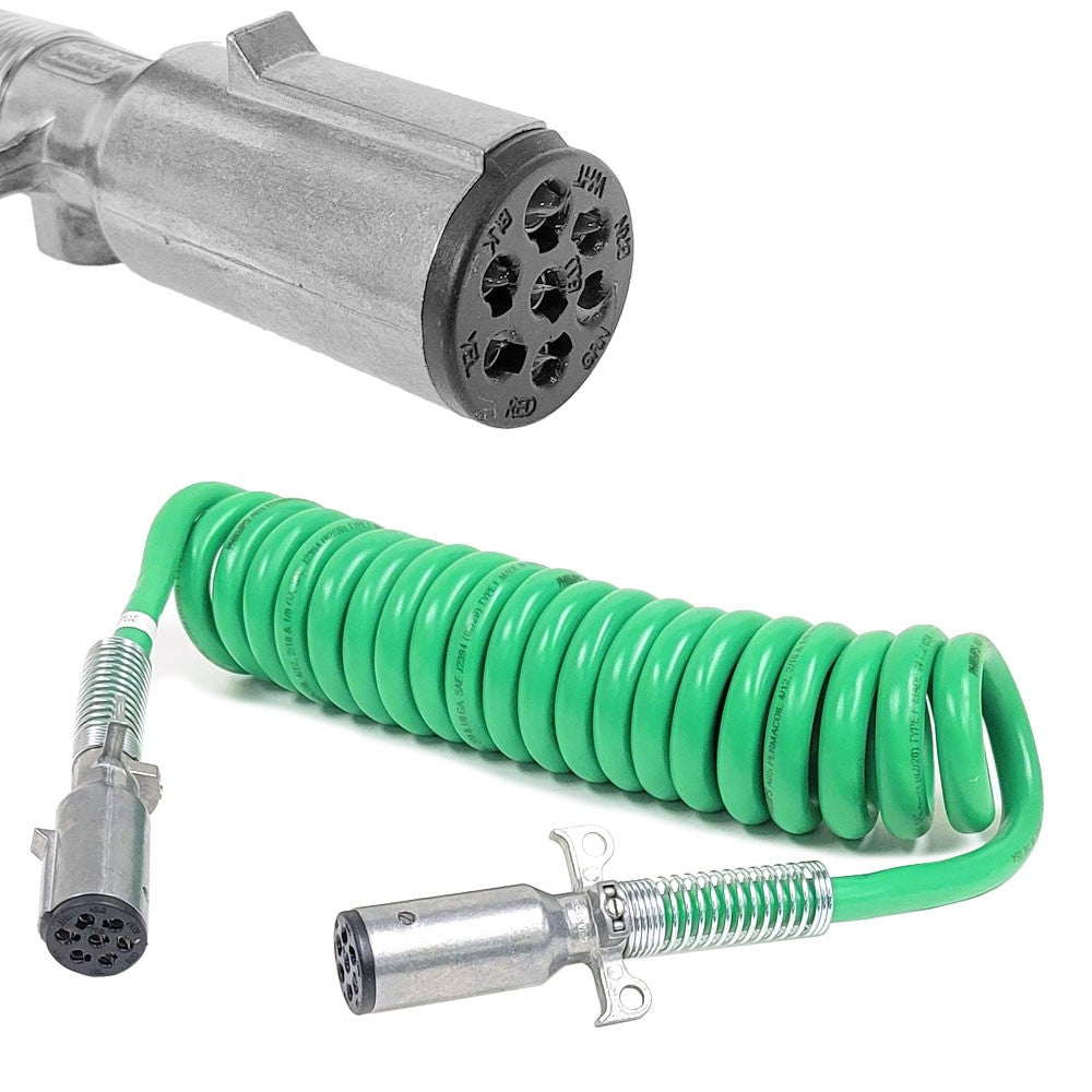 Phillips 30-4621 ABS PERMACOIL 15' Coiled Cable Electrical Assembly TTP-PHI-30-4621