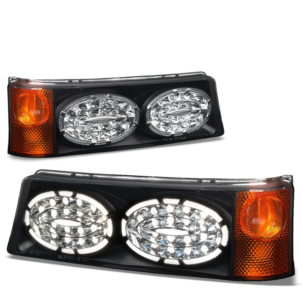 03-06 Silverado 1500 Smoke Lens Turn Signal Bumper Light