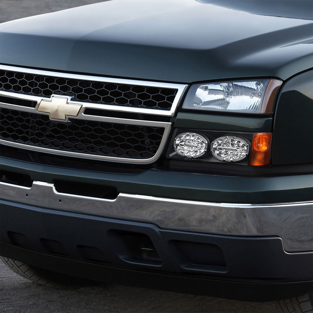 03-06 Silverado 1500 Smoke Lens Turn Signal Bumper Light