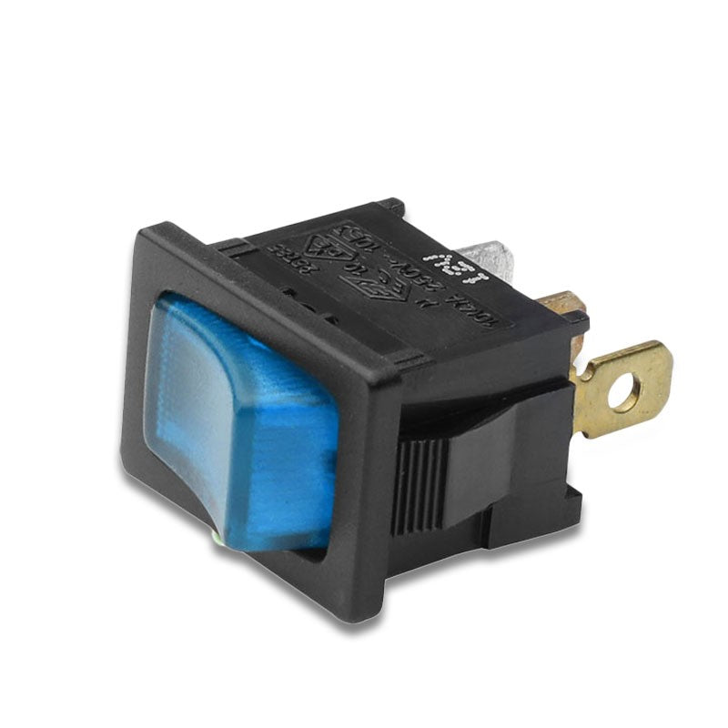 Car Boat Truck 12V 20A 3 Pin On/Off Blue LED Rocker Power Toggle Switch Control-Control Switches-BuildFastCar-BFC-CONSW-T1-BL