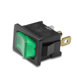 Car Boat Truck 12V 20A 3 Pin On/Off Green LED Mini Rocker Power Toggle Switch-Control Switches-BuildFastCar-BFC-CONSW-T1-GN