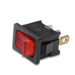 Car Boat Truck 12V 20A 3 Pin On/Off Red LED Rocker Power Toggle Switch Control-Control Switches-BuildFastCar-BFC-CONSW-T1-RD