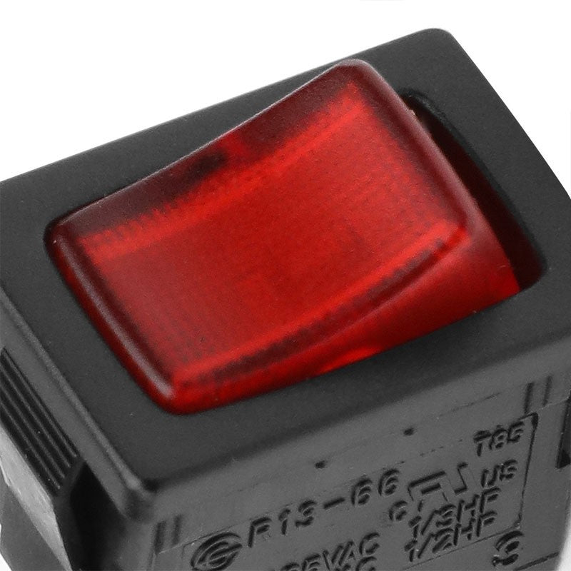 Car Boat Truck 12V 20A 3 Pin On/Off Red LED Rocker Power Toggle Switch Control-Control Switches-BuildFastCar-BFC-CONSW-T1-RD
