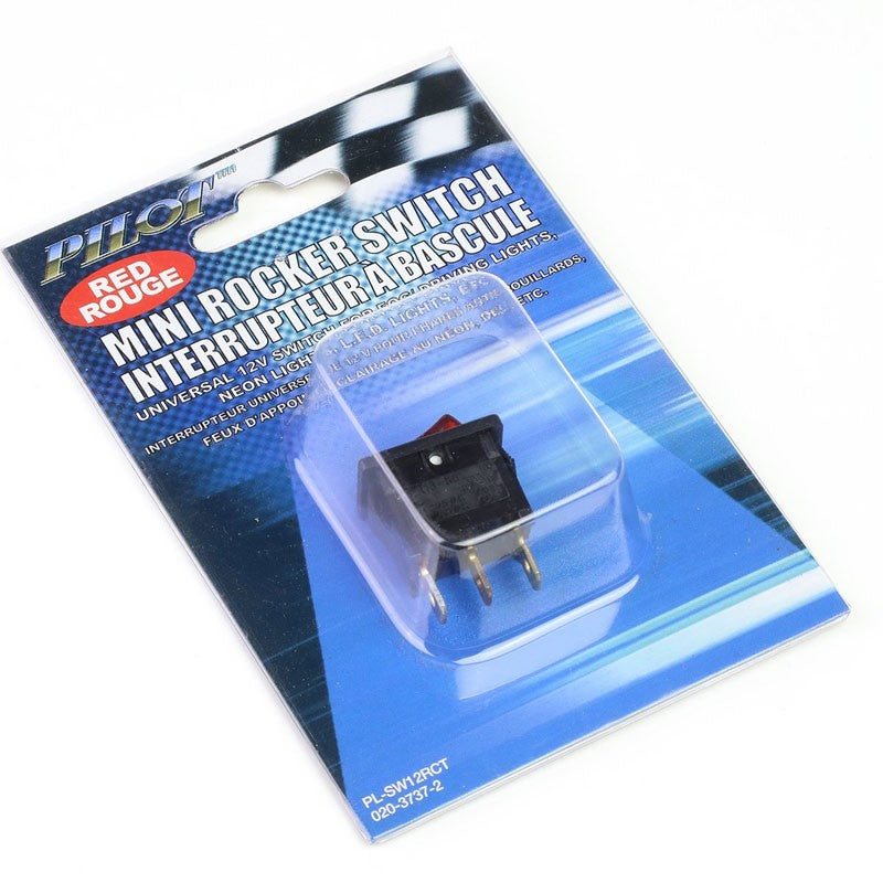 Car Boat Truck 12V 20A 3 Pin On/Off Red LED Rocker Power Toggle Switch Control-Control Switches-BuildFastCar-BFC-CONSW-T1-RD