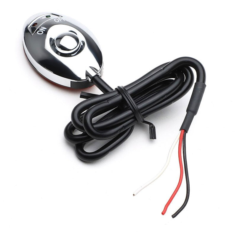 Car/Truck 12V 3 Wire Push On/Off Silver Fog Brake Light Control Toggle Switch-Control Switches-BuildFastCar-BFC-CONSW-T2-SL