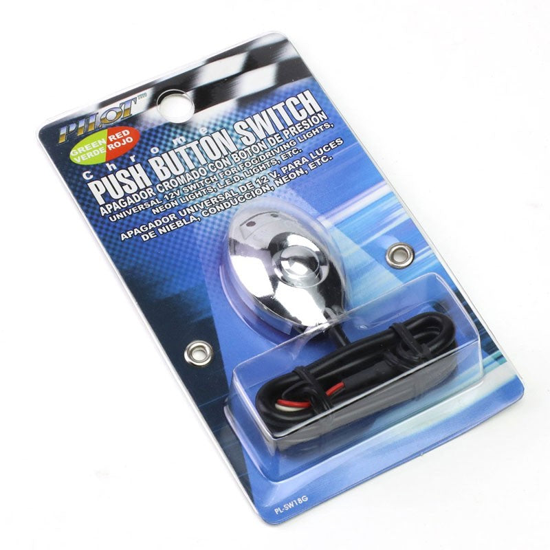 Car/Truck 12V 3 Wire Push On/Off Silver Fog Brake Light Control Toggle Switch-Control Switches-BuildFastCar-BFC-CONSW-T2-SL