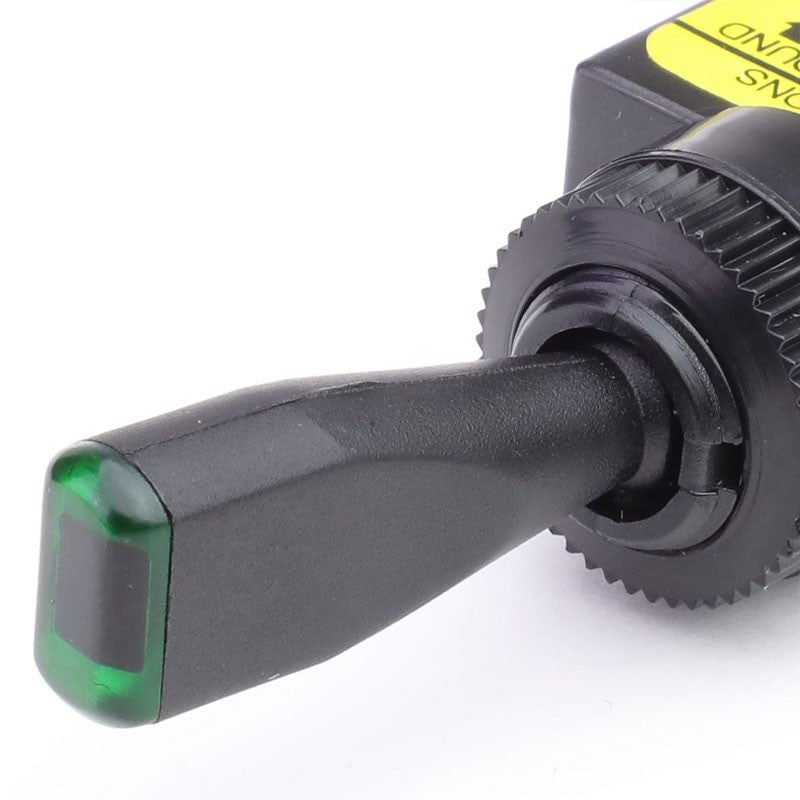 Car Boat Truck 12V 20A 3 Pin On/Off Green LED Fog Brake Light Switch Control-Control Switches-BuildFastCar-BFC-CONSW-T3-GN