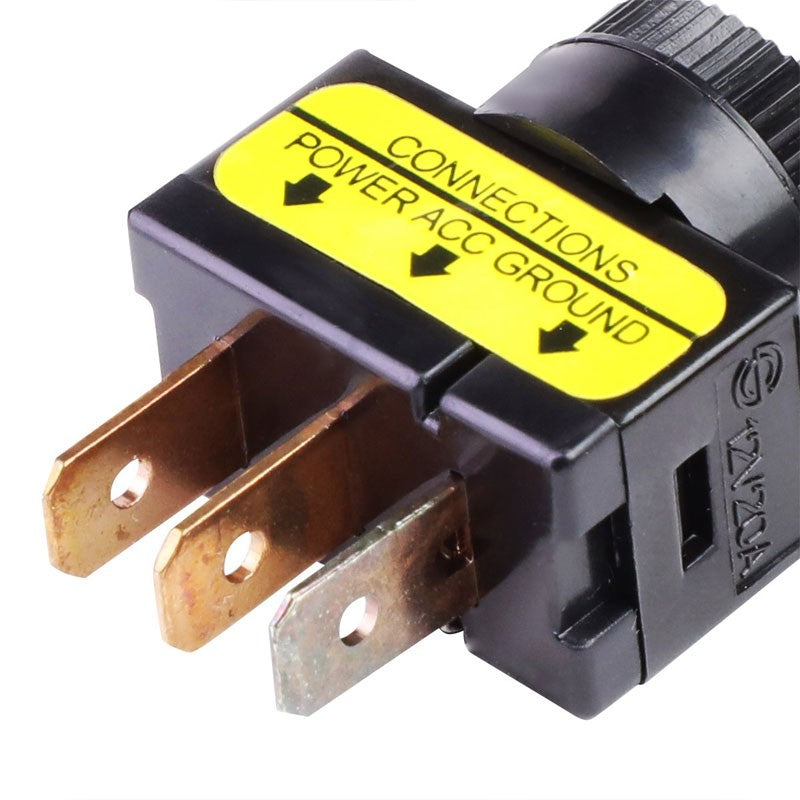 Car Boat Truck 12V 20A 3 Pin On/Off Green LED Fog Brake Light Switch Control-Control Switches-BuildFastCar-BFC-CONSW-T3-GN