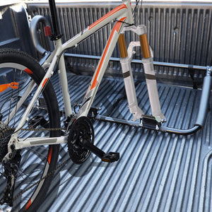 Black Fold-Up Pickup Trunk Bed Fork Mount Style Bike Bicycle Carrier Holder-Exterior-BuildFastCar