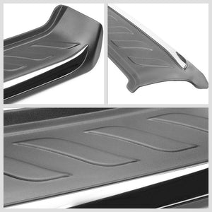 TPE Black Chrome Trim Rear Bumper Cover Scratch Protector For 16-17 Civic 4DR-Exterior-BuildFastCar
