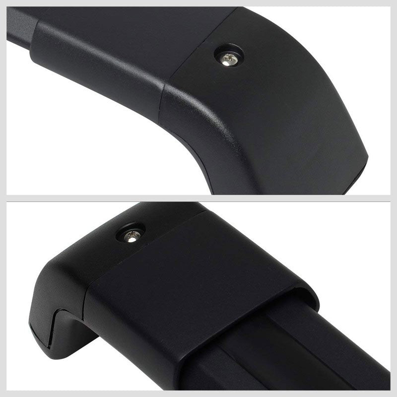 Black Aluminum OE Style Bolt-On Top Roof Rack Rail Cross Bar For 08-16 X-Trail-Exterior-BuildFastCar