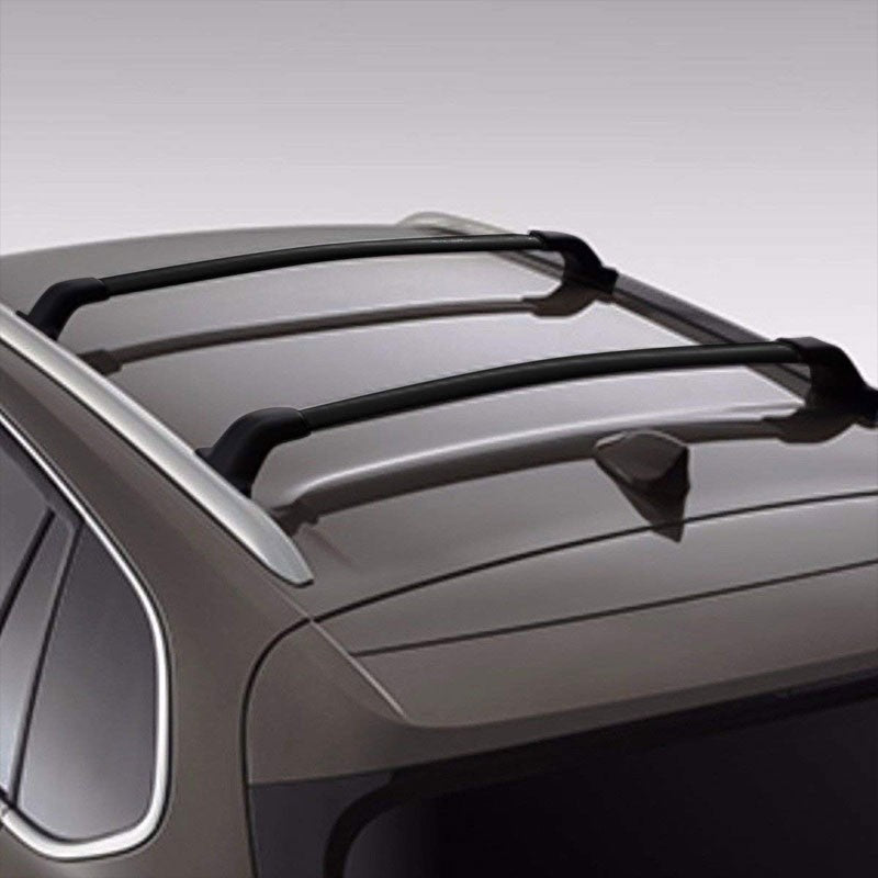 Black Aluminum OE Style Bolt-On Top Roof Rack Rail Cross Bar For 16-18 Envision-Exterior-BuildFastCar