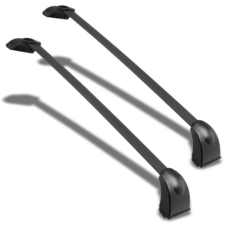 Black Aluminum OE Style Bolt-On Top Roof Rack Rail Cross Bar For 07-12 CX-7-Roof Parts-BuildFastCar
