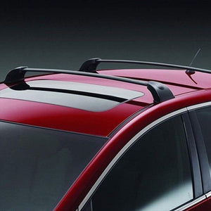 Black Aluminum OE Style Bolt-On Top Roof Rack Rail Cross Bar For 07-12 CX-7-Roof Parts-BuildFastCar