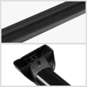 Black Aluminum OE Style BoltOn Top Roof Rack Rail Cross Bar For 02-07 Saturn Vue-Exterior-BuildFastCar