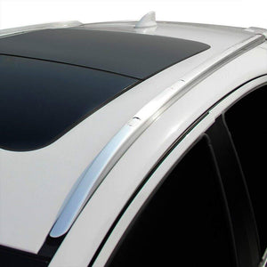 Silver ABS Plastic OE Style Bolt-On Top Roof Rack Side Bar For 12-16 CR-V LX-Exterior-BuildFastCar